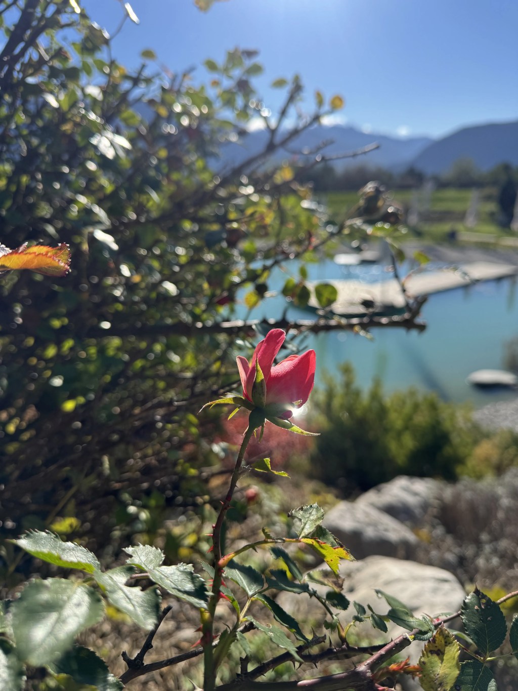 Hike and bike in the fally mountains